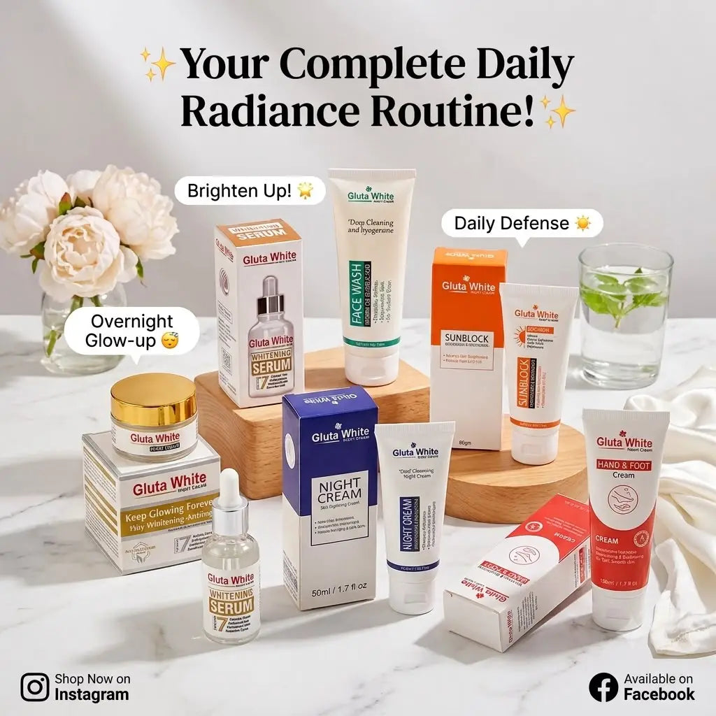 6 in 1 Gluta Whitening Bundle