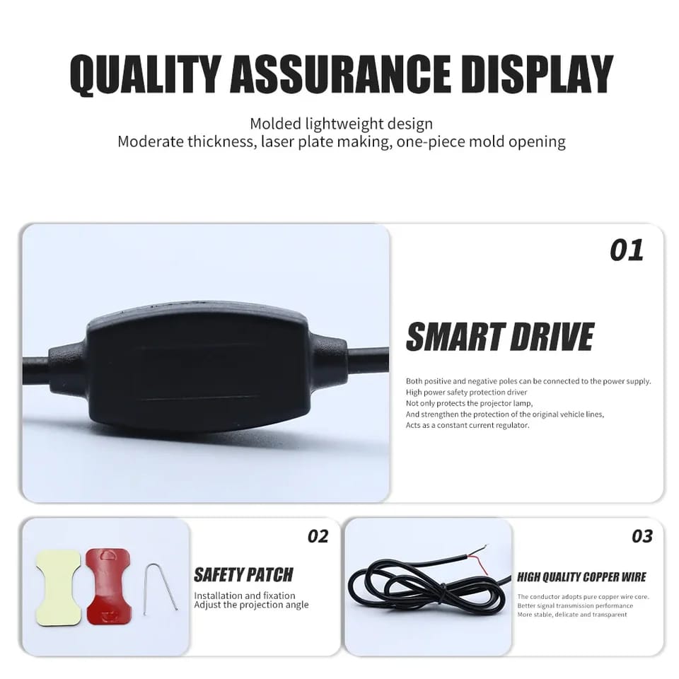 Angel Wing Light Dynamic Projection Lamp Universal Car Rear View Mirror Side Mirror (2 Pcs) - Blue