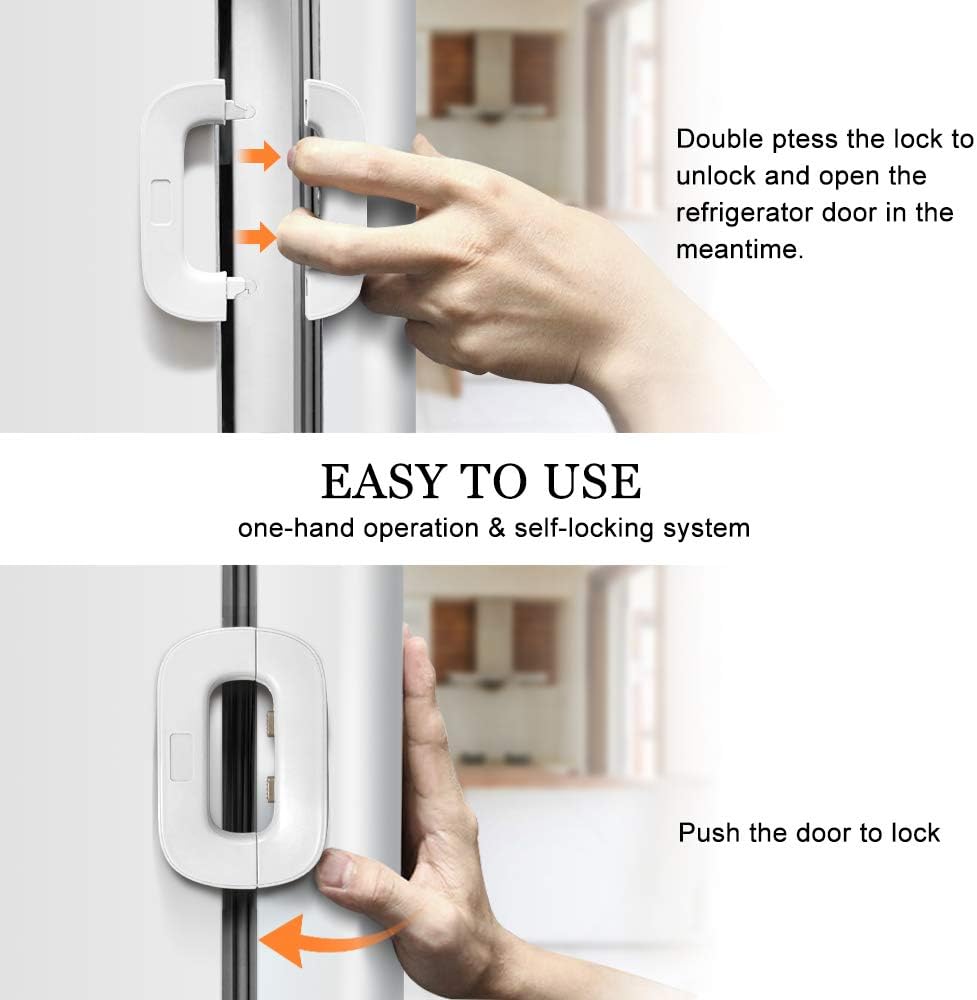Child Safety Refrigerator Lock - Safety Accessory Designed For Appliance Protection