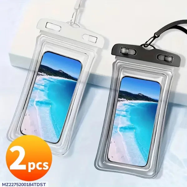 Pack of 2 Waterproof Mobile pouch