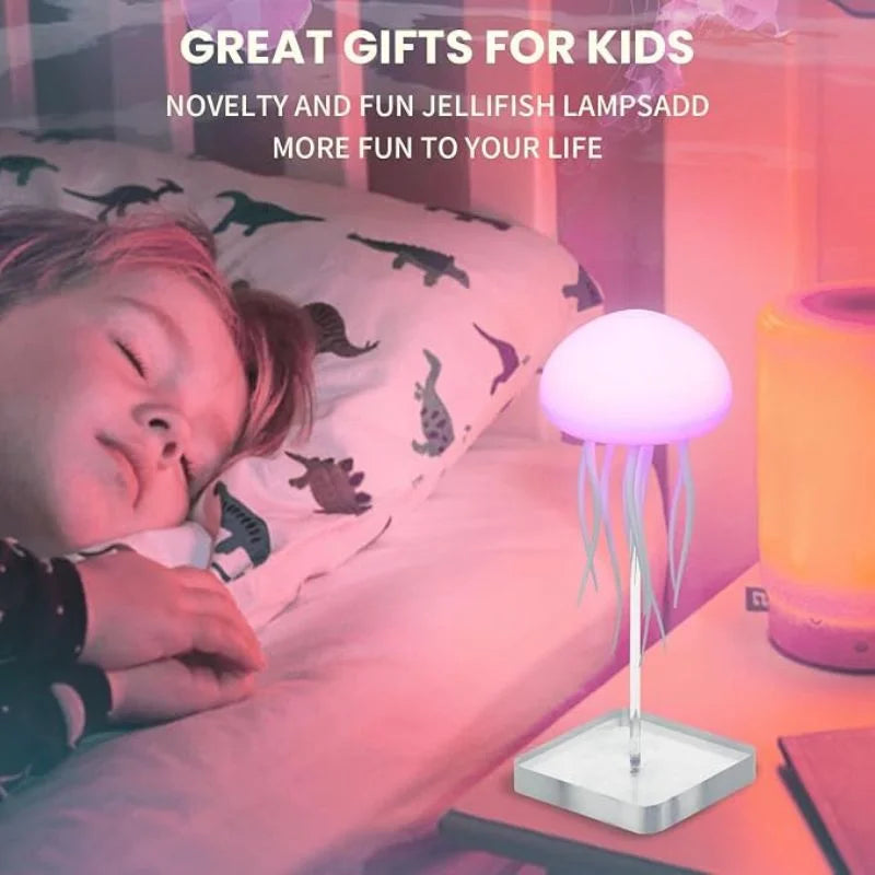 LED Jellyfish Lamp RGB Mood Light | Voice Control | Decorative Bedroom & Living Room Lighting